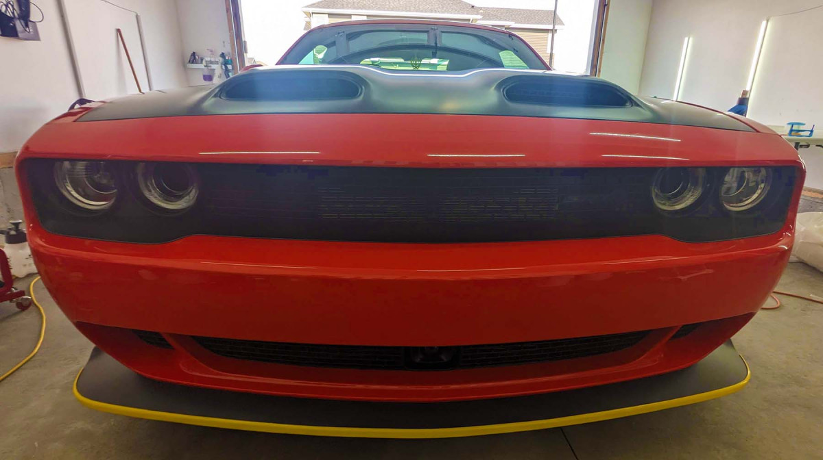 2022 Challenger SRT Hellcat Widebody Paint Protection Film (PPF)